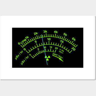 Geiger Counter - radiation meter fun Posters and Art